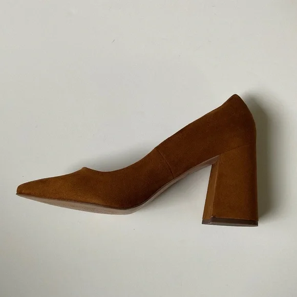 CHARLES by CHARLES DAVID Vasto Pointed Toe Heels Rust/Brown Size 9.5 EUC - Picture 7 of 8